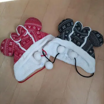 팬캡 미니 마우스 노르딕 무늬 모자 디즈니 리조트