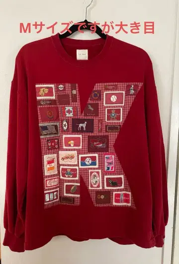 칼 헬무트 패치워크 맨투맨 M 사이즈