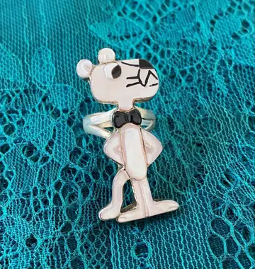 초레어 즈니족 핑크 팬서 반지