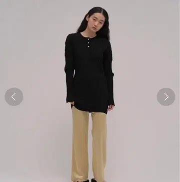 ENOF 리브 니트 탑