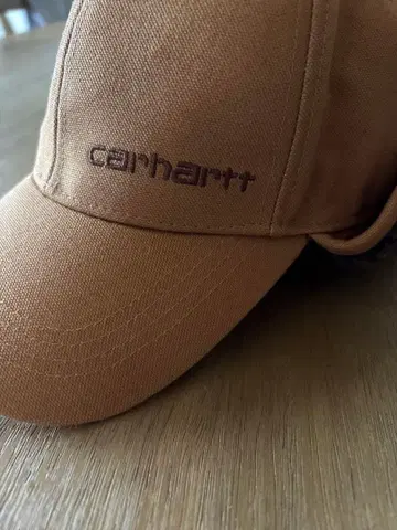 carhartt 귀도리 달린 브라운 캡
