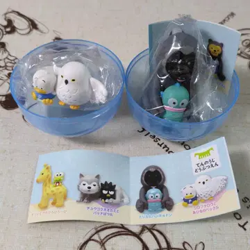 미개봉 새상품 텐노지 동물원 하피단부이 콜라보 피규어 2개 세트