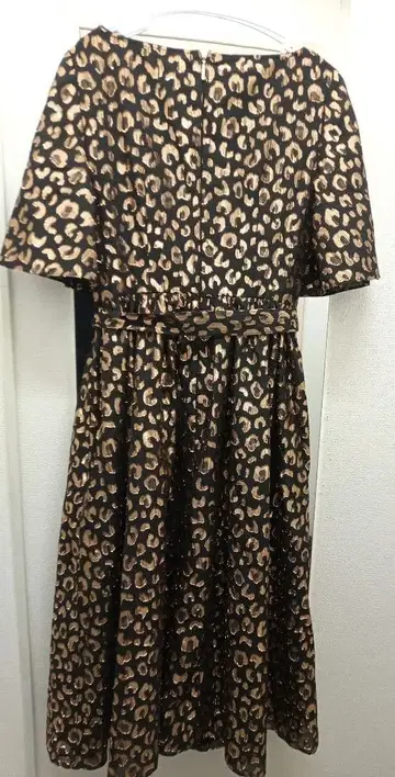 kate spade new york 레오파드 무늬 미디 원피스