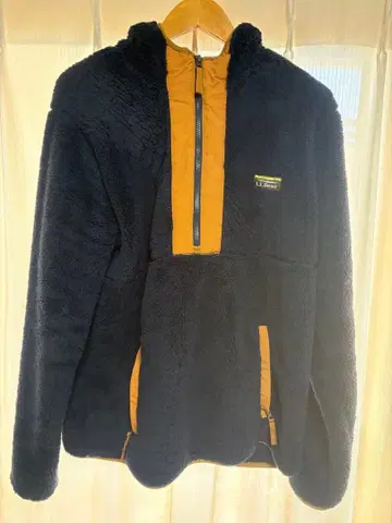 엘엘빈 하프 지퍼 플리스 풀오버 M