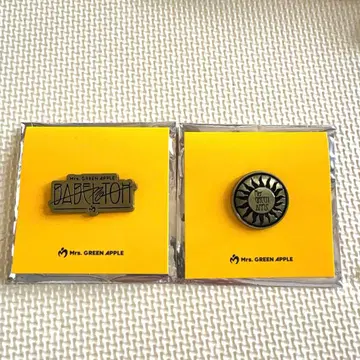 Mrs. GREEN APPLE 바벨 랜덤 가챠 핀즈 2종 세트