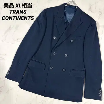 [ 새상품급 ] TRANS CONTINENTS 더블 자켓 헤링본 XL