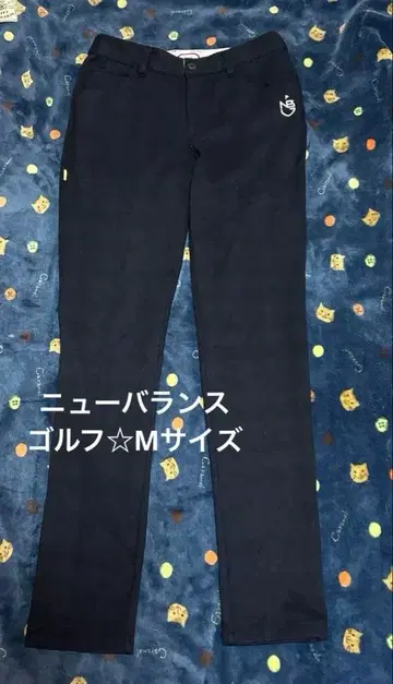 뉴발란스골프 여성용 M 팬츠 네이비 하운드투스