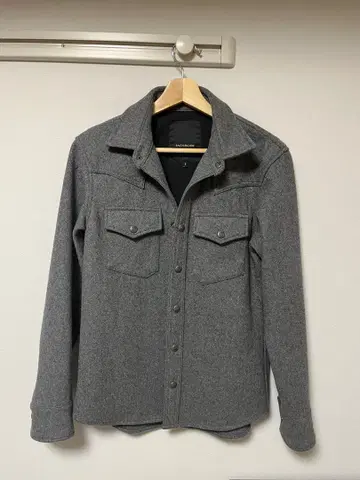 그레이 셔츠 자켓