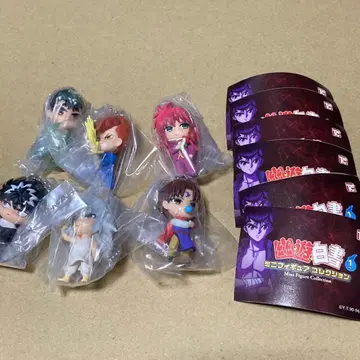 유유백서 미니 피규어 컬렉션 6종 세트