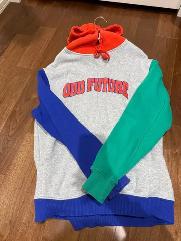 ODD FUTURE 컬러 블록 후드티 M 사이즈