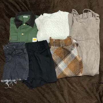 카키 자켓과 니트 외 6종 세트