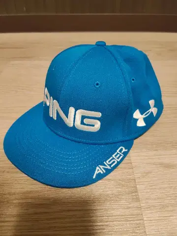 UNDER ARMOUR PING 콜라보 골프 캡 모자 파랑