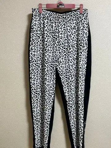 mof manul 레오파드 무늬 조거 팬츠