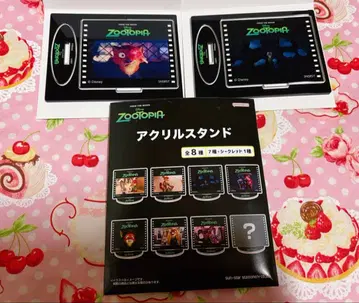 주토피아 아크릴 스탠드 2개 세트 시크릿