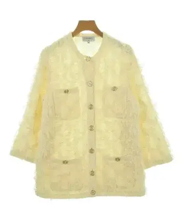 CHANEL 노카라 자켓 여성용