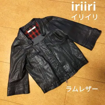 iriiri 이리이리 블랙 라무 가죽 자켓 / 양가죽