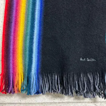 폴스미스 남성 머플러 멀티 스트라이프 모 100%