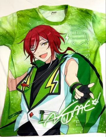 사카사키 나츠메 풀그래픽 T셔츠