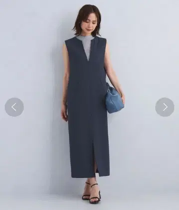 그린 라벨 조젯 오버롤 스커트