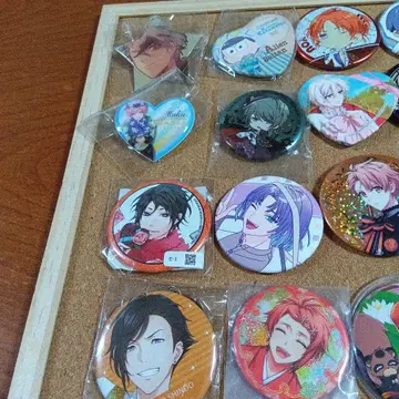 애니메이션 캐릭터 배지 세트 청천에 웃다 A3 등 묶음 판매