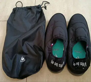 르꼬끄 스포르티브 블랙 슬립온 수납 봉투 포함