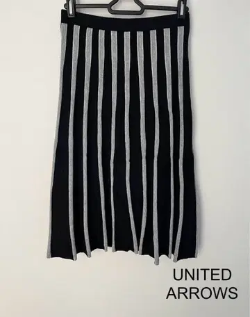 UNITED ARROWS closet story 니트 플리츠 스커트