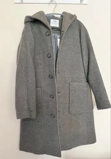 coen 그레이 롱 코트 L 사이즈