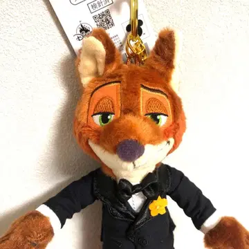 닉 봉제 인형 키링 체인 Disney 주토피아 매장 한정판
