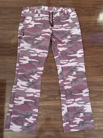 HYSTERICS 핑크 카모플라쥬 카고 팬츠