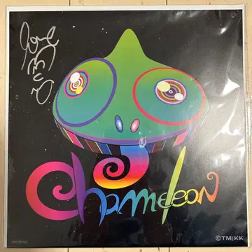 DJ LOVE 친필 사인 색지