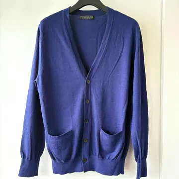 투모로우랜드 네이비 V넥 가디건