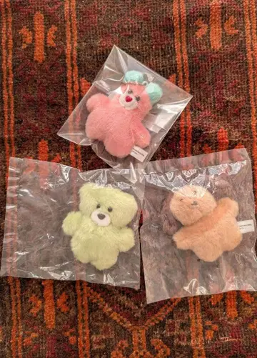 mojojoj 봉제 인형 마스코트 3개 세트