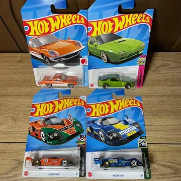 Hot Wheels 1/64 Mazda 세트 4대