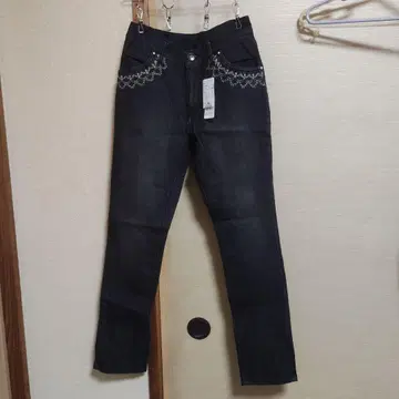 엑시즈팜 속기모 데님 레깅스 L