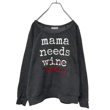 구제 의류 프린트 맨투맨