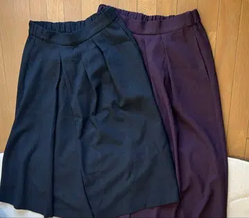 three quarter 쓰리쿼터 스커트 2점 세트