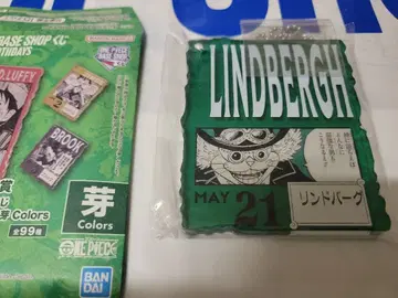 ONE PIECE BASE SHOP 복권 아크릴 블록 린드버그