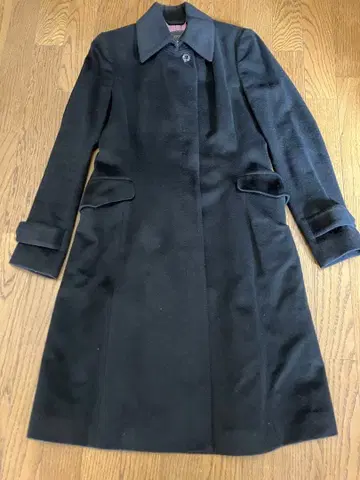 투모로우랜드 캐시미어 롱 코트 TOMORROWLAND 블랙 38