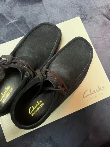 Clarks 왈라비 에보 부츠 (블랙 스웨이드) 24cm