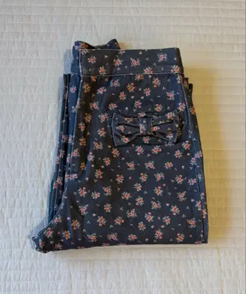epine flower ribbon pants S 사이즈
