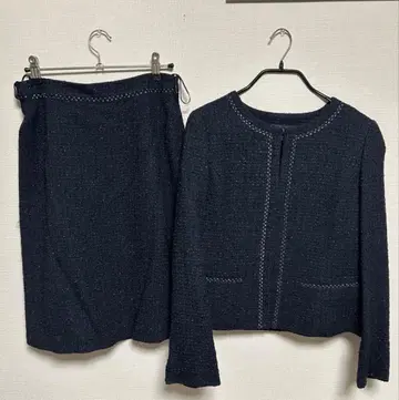 INDIVI 셋업 트위드 수트 38 (7호) 졸업, 입학식