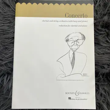 클라리넷 악보 아론 코플랜드 클라리넷 협주곡