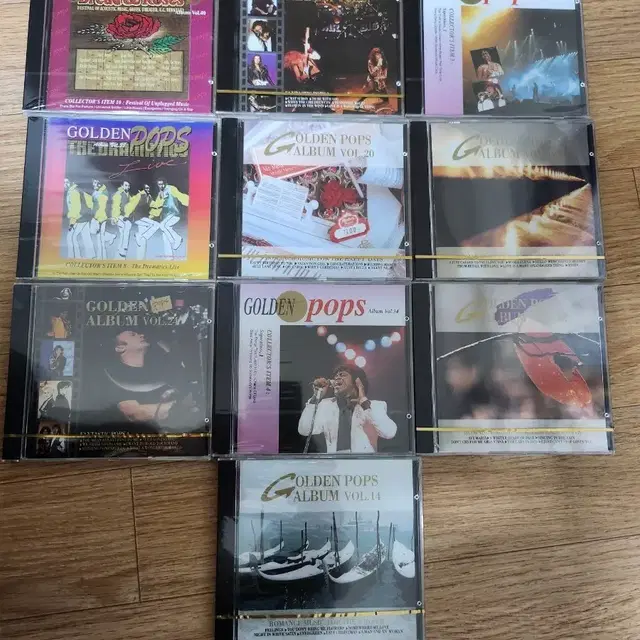 골든팝스 앨범 시리즈 CD 모음  10장(새상품)