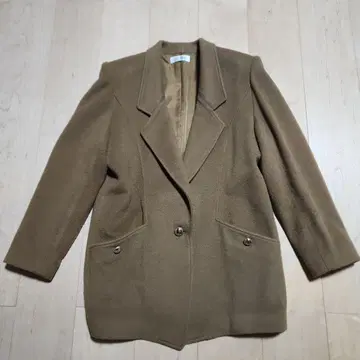 테일러드 자켓 브라운 울