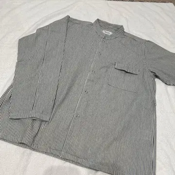 치마라 히코리 마오 칼라 셔츠