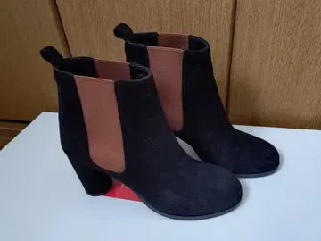 츠모리치사토 워크 숏부츠 사이드 고어 부츠 23