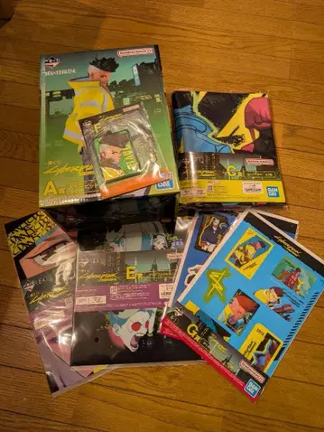 사이버 펑크 제일복권 A상 데이비드 피규어 C상 빅 타월 외