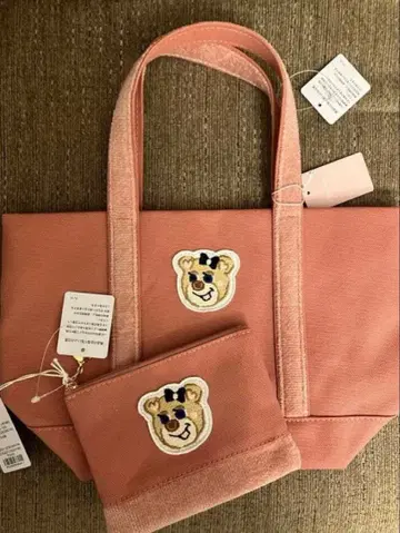 러브러리 바이 페이러 올드 테디 와펜 토트 와펜 파우치