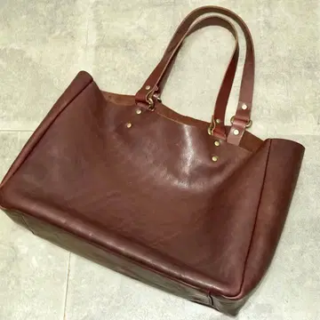 Slow Bono 레더 토트백