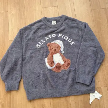 [택 포함 새상품] GELATO PIQUE 곰 자수 룸웨어 파자마